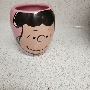 Charlie Brown Lucie Mug Art Deco Ceramic Mug discontinued Big face